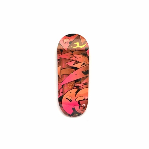 Дека Systeam FB x Zak Mini Monster - 'Red World Mini Monsters' SF02 34mm